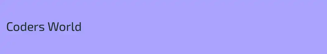 Coders World